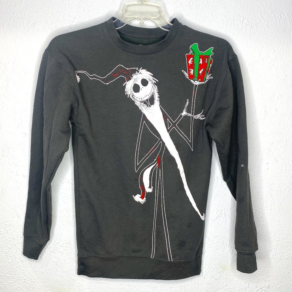 Disney, The Nightmare Before Christmas, Adult size XS, sweatshirt in grey. EUC.